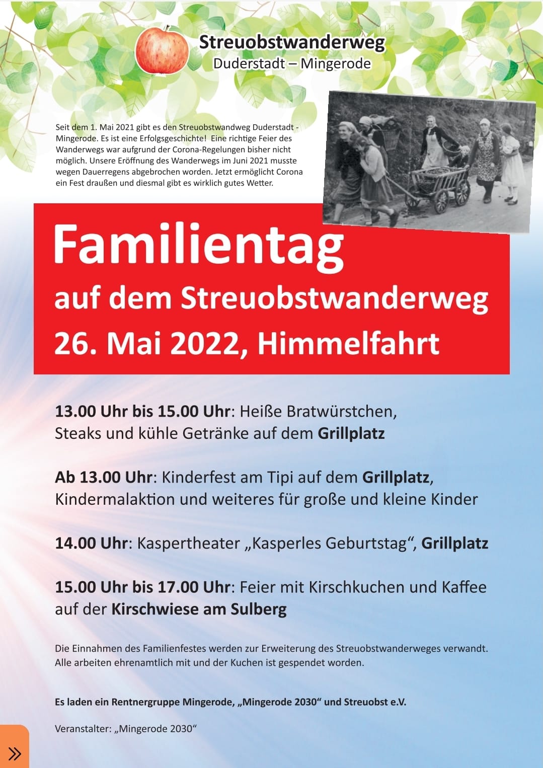 Familientag Streuobstwanderweg 26.05.2022