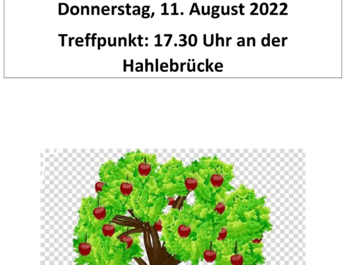 Obstbaumversteigerung am 11.08.2022 17:30 Uhr Hahlebrücke