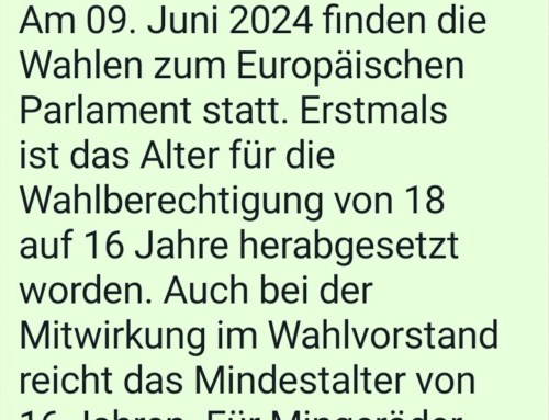 Wahlhelfer für Europawahl 2024 gesucht