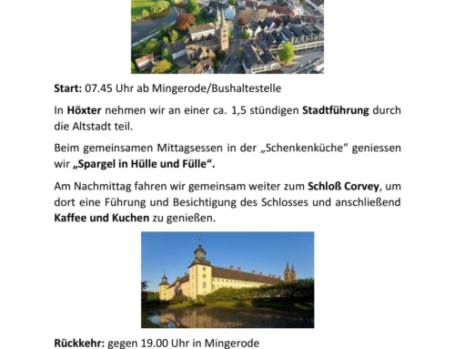 Tagesfahrt der Senioren 2026