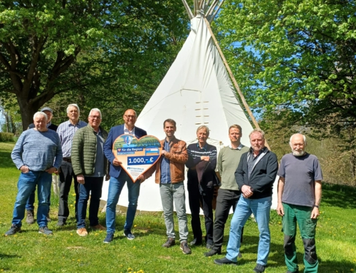 Neues Tipi auf dem Grillplatz